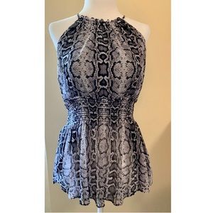 Express brand halter ruffle top. Size Small.